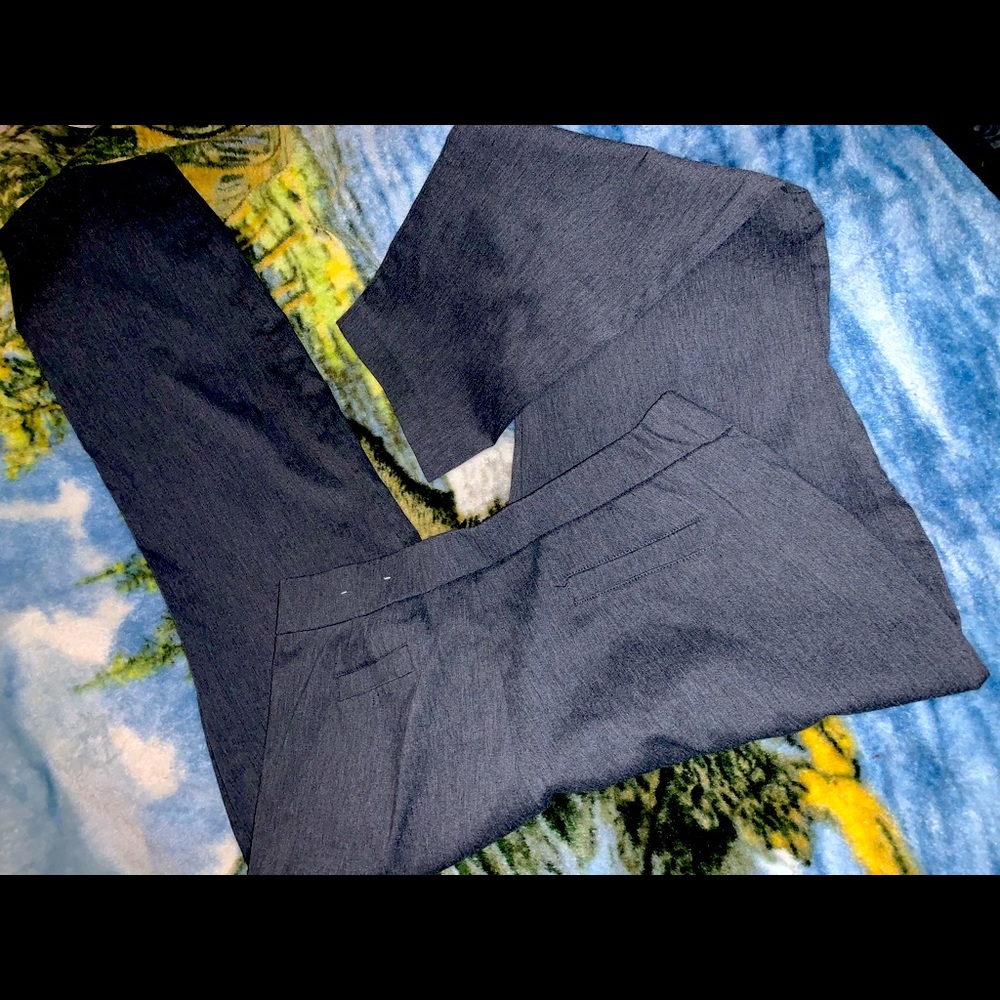 EUC Liz Claiborne Charcoal Gray Dress Pants Sz 18